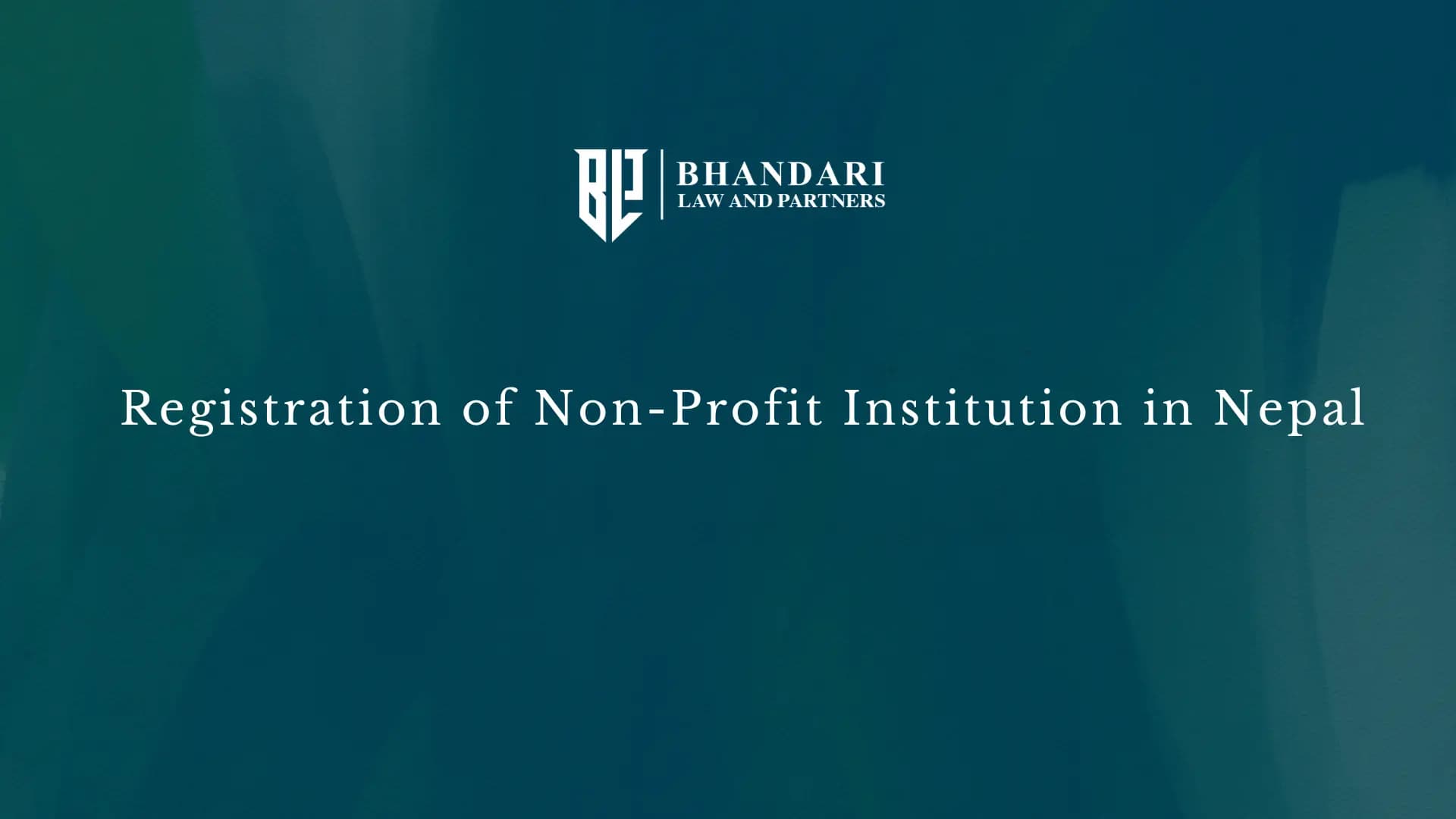 Registration of Non-Profit Institution in Nepal