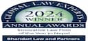 Global Law Experts 2024 Award for Innovative Law Firm in Nepal - Bhandari Law