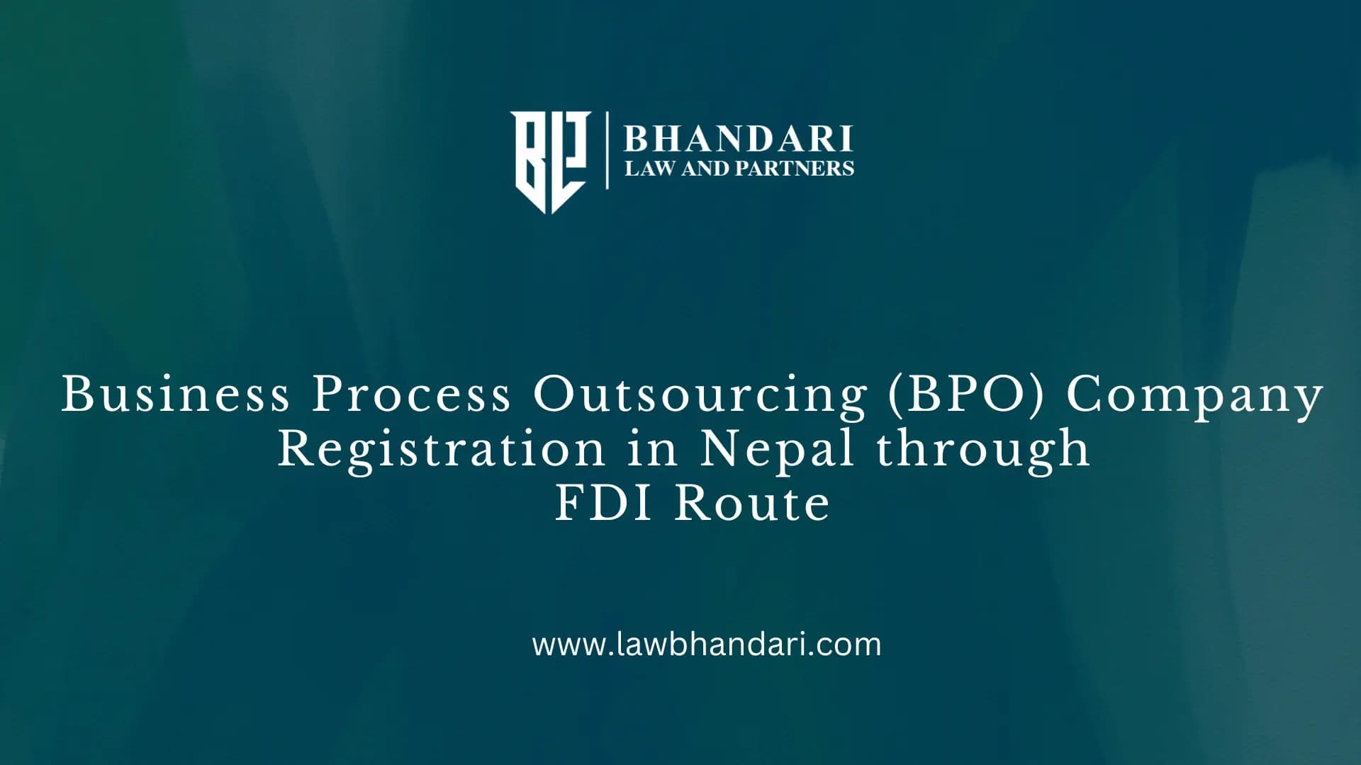 BPO Company Registration in Nepal through FDI Route