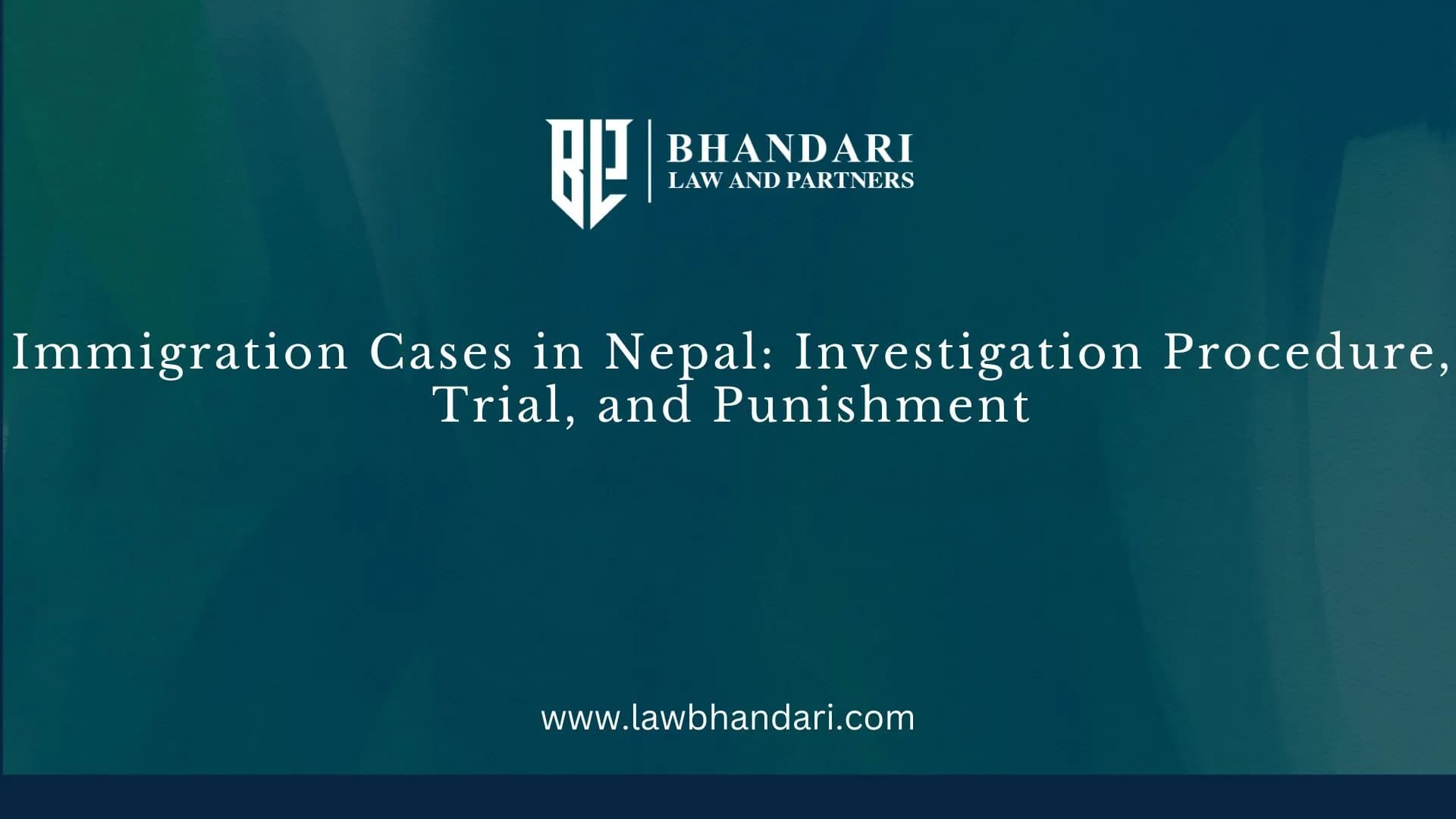 Immigration Cases in Nepal : Investigation Procedure, Trial, and Punishment