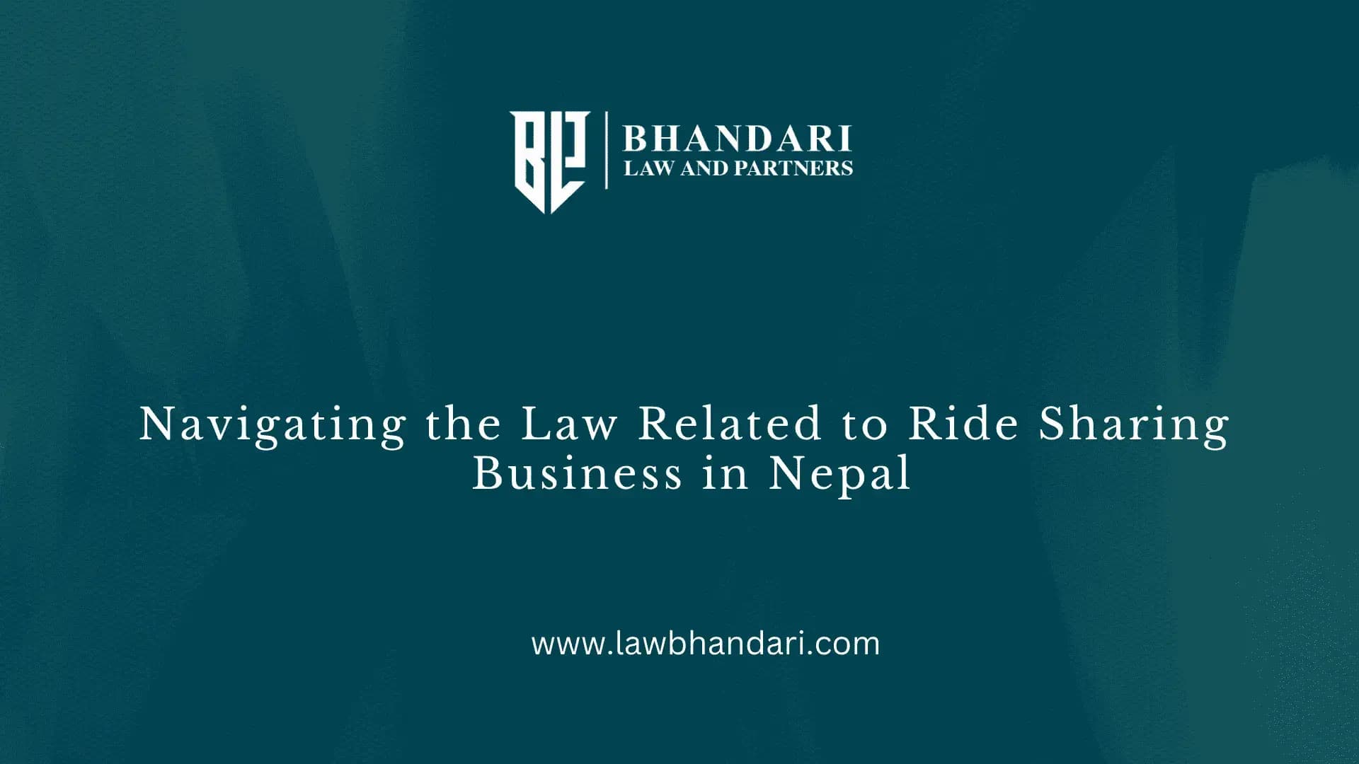 Navigating the Law Related to Ride Sharing Business in Nepal
