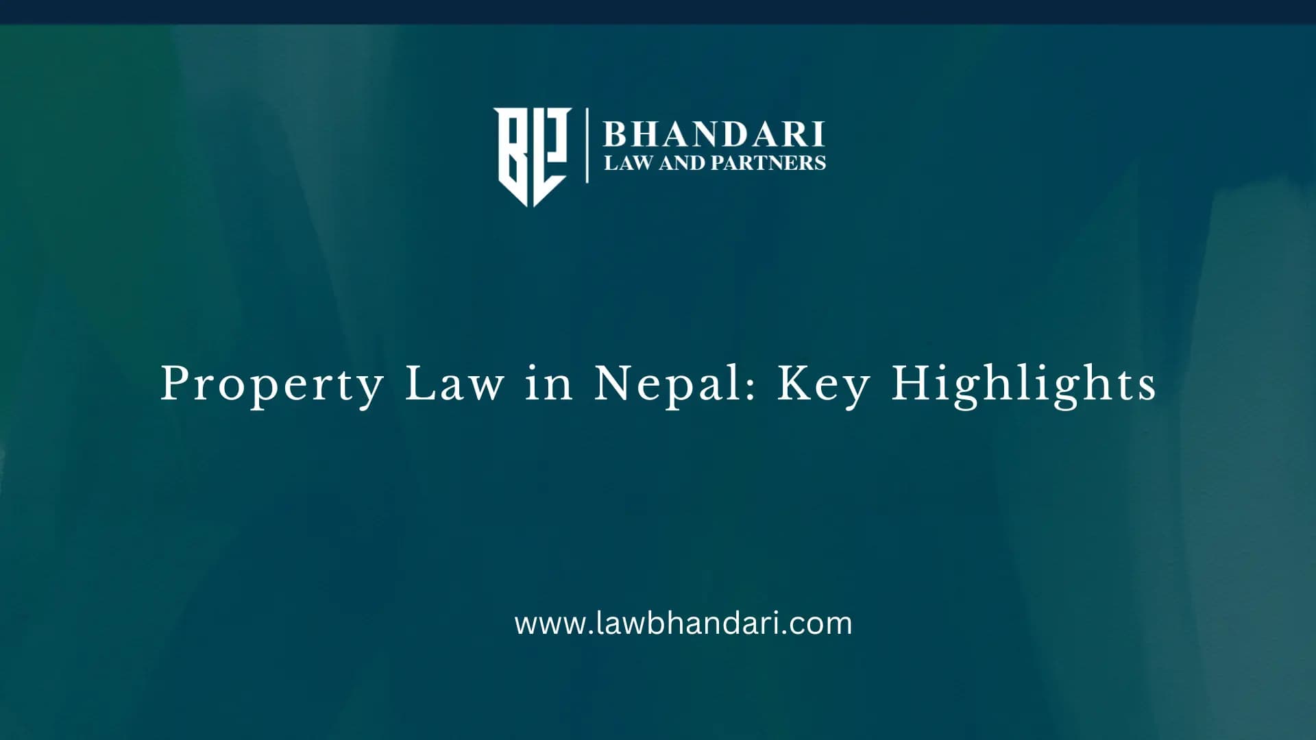 Property Law in Nepal: Key Highlights