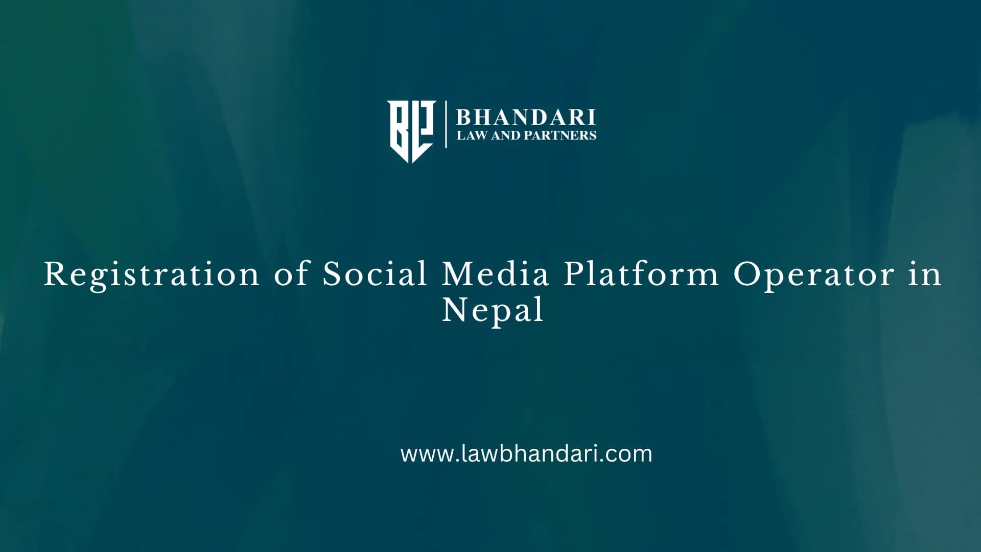 Registration of Social Media Platform Operator in Nepal