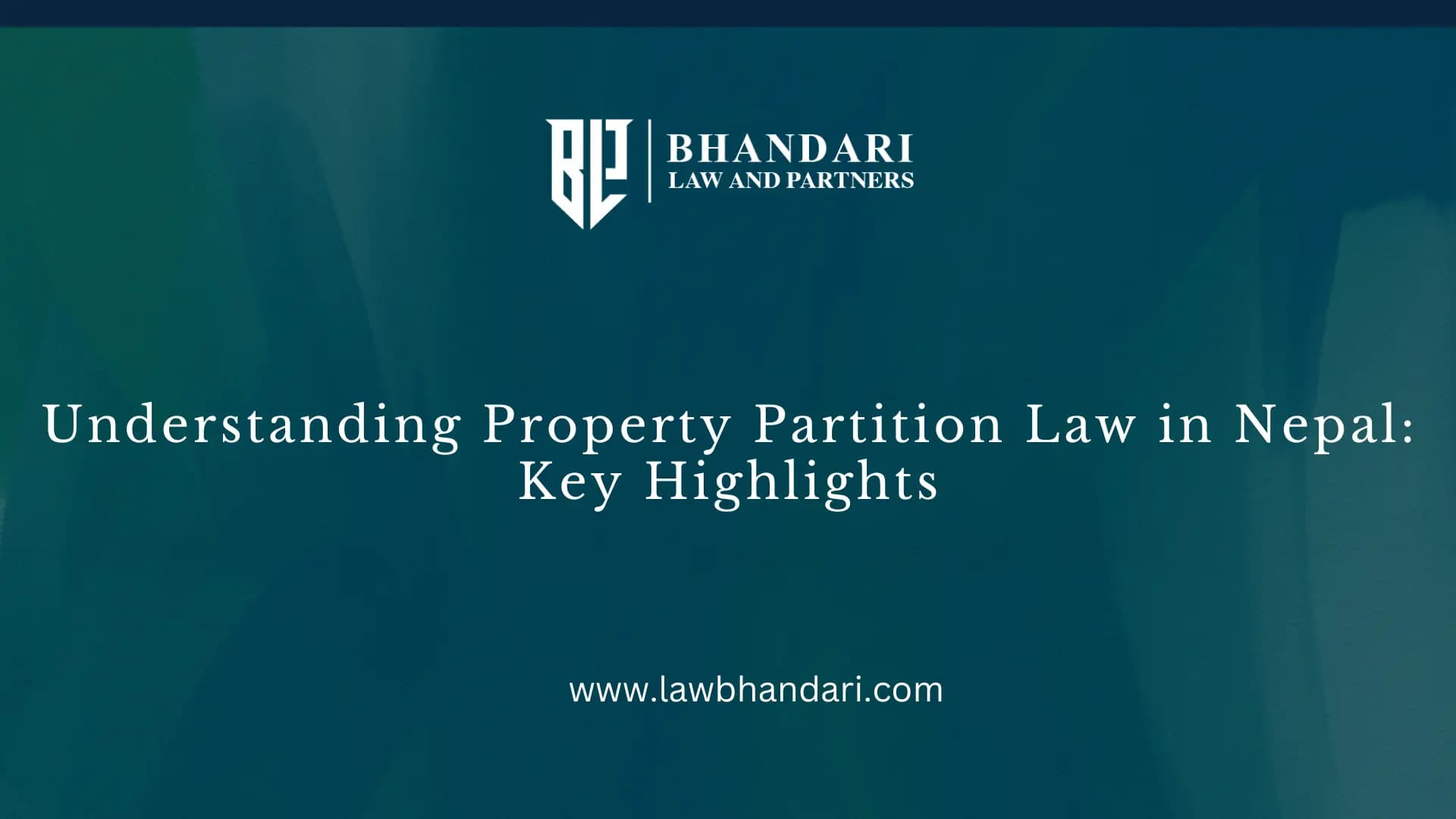 Understanding Property Partition Law in Nepal: Key Highlights